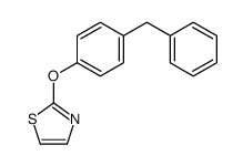 2-(p-benzylphenoxy)thiazole结构式