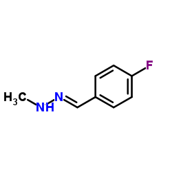 (1E)-1-(4-Fluorobenzylidene)-2-methylhydrazine结构式