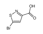 5-bromo-isothiazole-3-carboxylic acid Structure