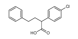 2-(4-chloro-phenyl)-4-phenyl-butyric acid结构式