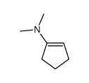 N,N-dimethylcyclopenten-1-amine Structure