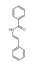 N-(2-phenylethenyl)benzamide Structure