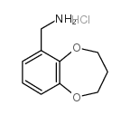 3,4-二氢-2H-1,5-苯并二噁英-6-甲胺盐酸盐结构式