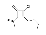 3-butyl-2-chloro-4-prop-1-en-2-ylcyclobut-2-en-1-one Structure