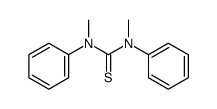 N,N'-Dimethyl-N,N'-diphenylthioharnstoff Structure