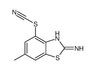 Thiocyanic acid, 2-amino-6-methyl-4-benzothiazolyl ester (9CI) picture