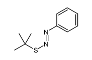 tert-butylsulfanyl(phenyl)diazene Structure