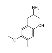 2-(2-aminopropyl)-4-methoxy-5-methylphenol结构式