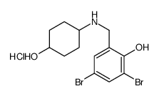 Phenol, 2,4-dibromo-6-(4-hydroxycyclohexyl)aminomethyl-, hydrochloride, trans- picture