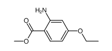 methyl 2-amino-4-ethoxybenzoate结构式