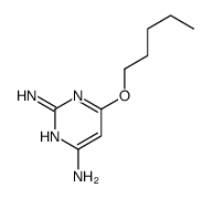 6-pentoxypyrimidine-2,4-diamine Structure
