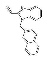 1-(2-NAPHTHYLMETHYL)-1H-BENZIMIDAZOLE-2-CARBALDEHYDE structure