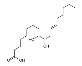 9,10-dihydroxyoctadec-12-enoic acid Structure