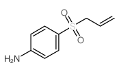 Benzenamine,4-(2-propen-1-ylsulfonyl)- structure