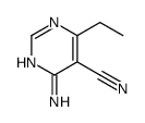 5-Pyrimidinecarbonitrile, 4-amino-6-ethyl- (9CI) structure