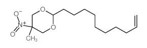 2-dec-9-enyl-5-methyl-5-nitro-1,3-dioxane Structure