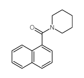 Methanone,1-naphthalenyl-1-piperidinyl-结构式