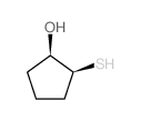 Cyclopentanol,2-mercapto-, (1R,2S)-rel- Structure