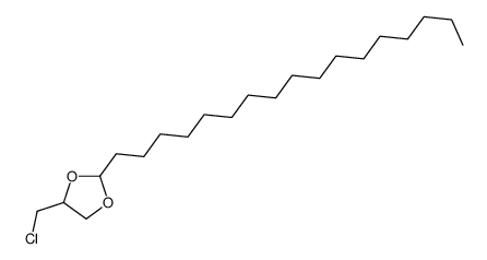 4-(Chloromethyl)-2-heptadecyl-1,3-dioxolan结构式