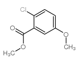2-氯-5-甲氧基苯甲酸甲酯结构式