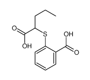 2-(1-carboxybutylsulfanyl)benzoic acid Structure