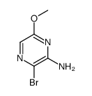 3-bromo-6-methoxypyrazin-2-amine Structure