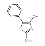2-methyl-5-phenyl-1,3-thiazol-4-ol Structure