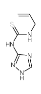 1-Allyl-2-thio-3-(triazolyl)urea结构式