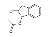 (2-oxo-1,3-dihydroinden-1-yl) acetate Structure