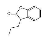 3-propyl-3H-1-benzofuran-2-one结构式