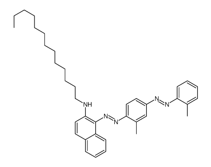 1-[[2-methyl-4-[(2-methylphenyl)azo]phenyl]azo]-N-tridecylnaphthalen-2-amine picture