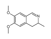 3-methyl-6,7-dimethoxy-3,4-dihydroisoquinoline结构式