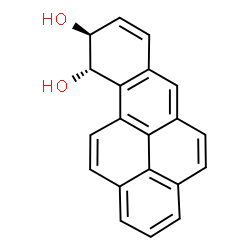 BENZO(A)PYRENE-9,10-DIHYDRODIOL Structure