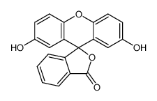 2,7-Dihydroxyspiro[9H-xanthene-9,1'(3'H)-isobenzofuran]-3'-one Structure