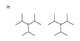 Platinum, bis[tris(1-methylethyl)phosphine]- structure