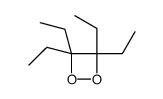 3,3,4,4-tetraethyldioxetane Structure