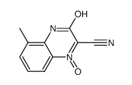 2-cyano-3-hydroxy-5-methylquinoxaline 1-oxide结构式
