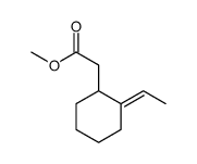 methyl 2-(2-ethylidenecyclohexyl)acetate结构式