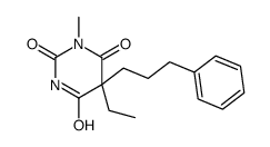 5-ethyl-1-methyl-5-(3-phenylpropyl)-1,3-diazinane-2,4,6-trione Structure