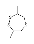 3,7-dimethyl-1,2,5-trithiepane Structure