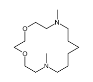 7,14-dimethyl-1,4-dioxa-7,14-diazacyclohexadecane结构式