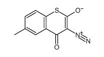 3-diazonio-6-methyl-4-oxothiochromen-2-olate Structure