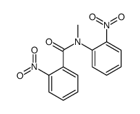 N-methyl-2-nitro-N-(2-nitrophenyl)benzamide结构式