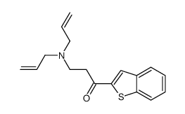 2-(3-(diallylamino)propionyl)benzothiophene结构式