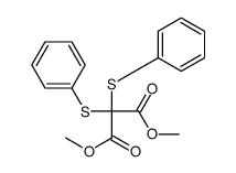 dimethyl 2,2-bis(phenylsulfanyl)propanedioate结构式