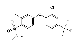 4-(2-Chloro-4-trifluoromethyl-phenoxy)-2,N,N-trimethyl-benzenesulfonamide Structure