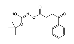 [(2-methylpropan-2-yl)oxycarbonylamino] 4-oxo-4-phenylbutanoate结构式