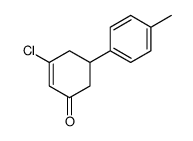 3-chloro-5-(4-methylphenyl)cyclohex-2-en-1-one结构式