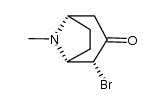 2β-bromo-8-methyl-8-azabicyclo[3.2.1]octan-3-one结构式