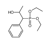 1-diethoxyphosphoryl-1-phenylpropan-2-ol结构式